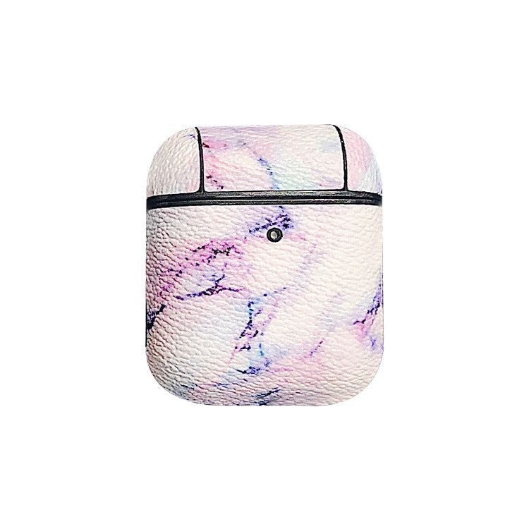 Marble Earphone Case for AirPods 1/2 (PC Leather)