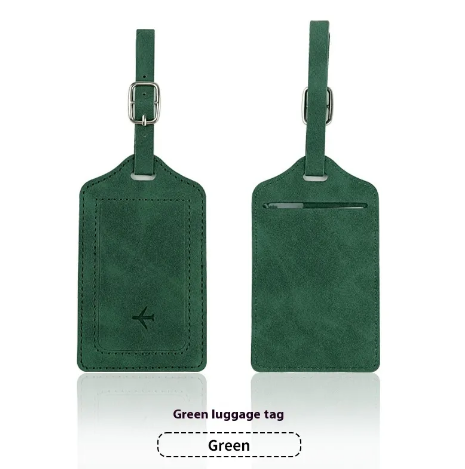 PU Leather Passport & Luggage Tag Set