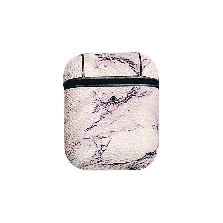 Marble Earphone Case for AirPods 1/2 (PC Leather)