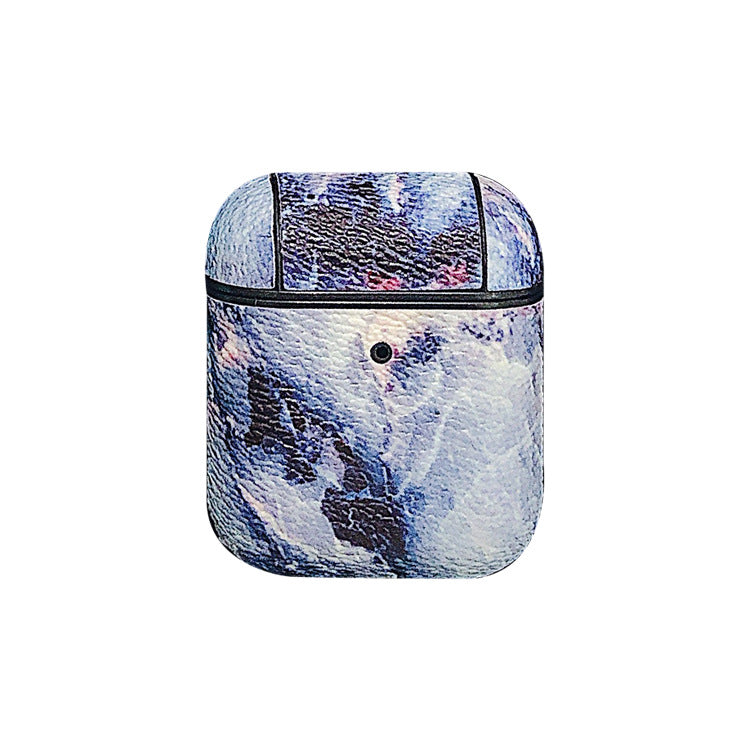 Marble Earphone Case for AirPods 1/2 (PC Leather)