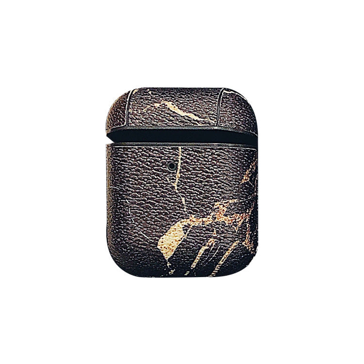 Marble Earphone Case for AirPods 1/2 (PC Leather)