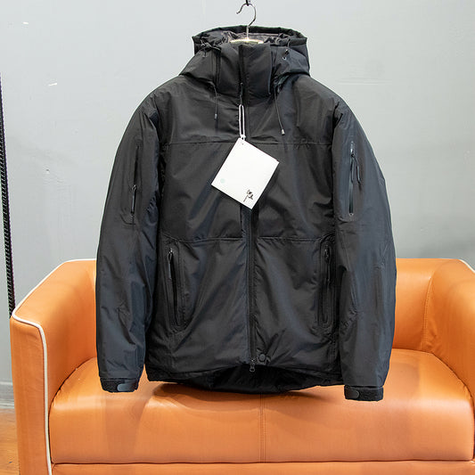 Men's Waterproof Down Jacket for Outdoor Camping - Overflow Supply