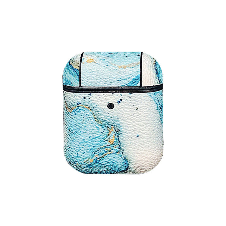 Marble Earphone Case for AirPods 1/2 (PC Leather)