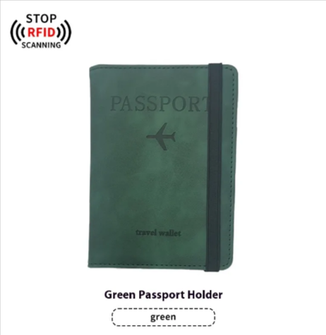 PU Leather Passport & Luggage Tag Set