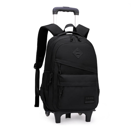 Armbq Rolling Backpack for Boys Girls School BookBag with Wheels Kids Luggage Trolley Back Pack on Wheels Elementary Travel Bag - Overflow Supply