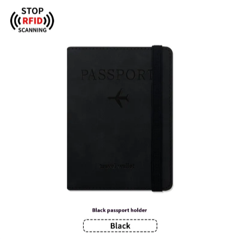 PU Leather Passport & Luggage Tag Set - Overflow Supply